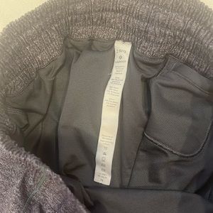 Gray Lulu lemon hotty hot high rise shorts